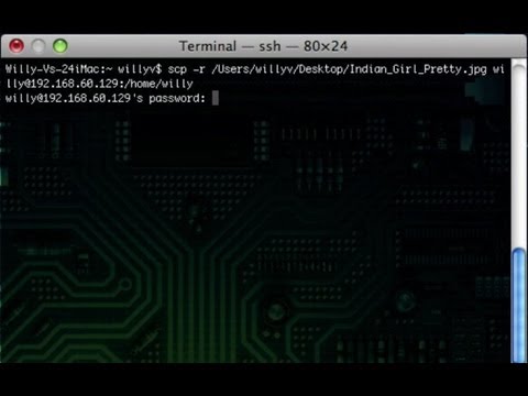 Download via ssh terminal mac